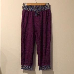 Anthropologie - Lilka XS Geo Floral Pants